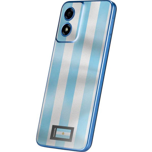 Argentina Soccer Flag Moto G Play 4G (2024) Skin